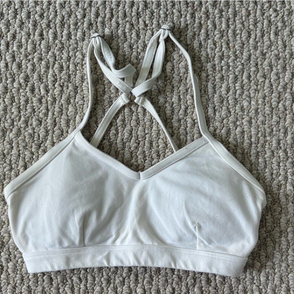 Bombshell Sportswear White Sports Bra